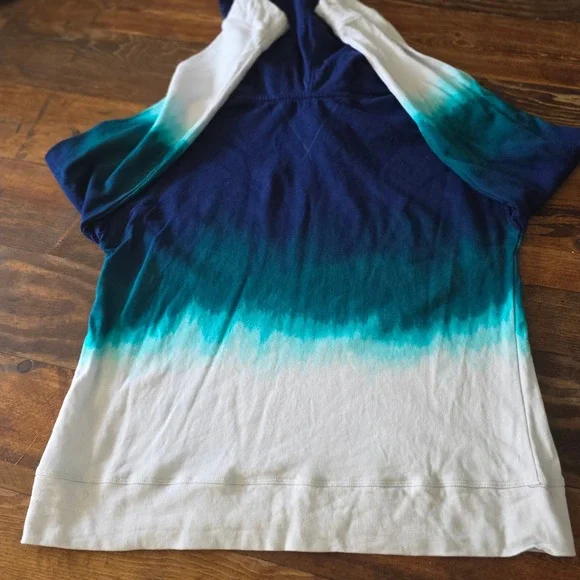 Tommy Hilfiger Sport Hoodie Ombre Pullover Sweatshirt Athleisure L - Picture 5 of 7